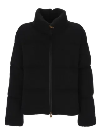 Moncler ハイネック ダウンジャケット | ブラック | FARFETCH JP