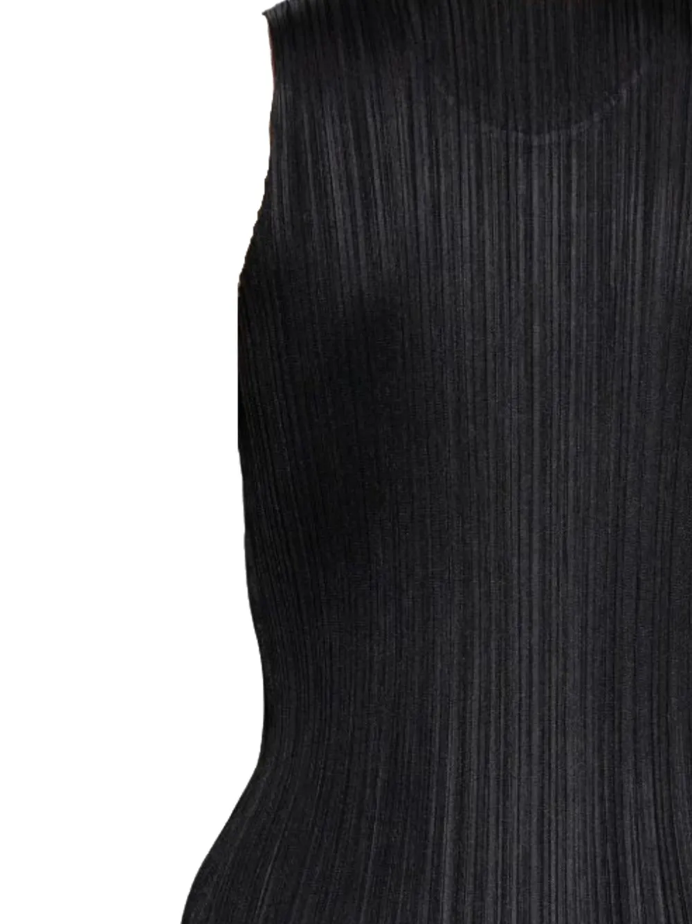Issey Miyake Navy New Colorful Basics 4 Midi Dress In Black
