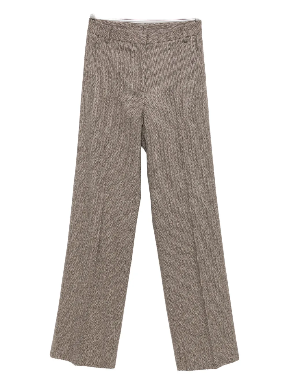 Antonelli herringbone-pattern trousers | Brown | Image 1