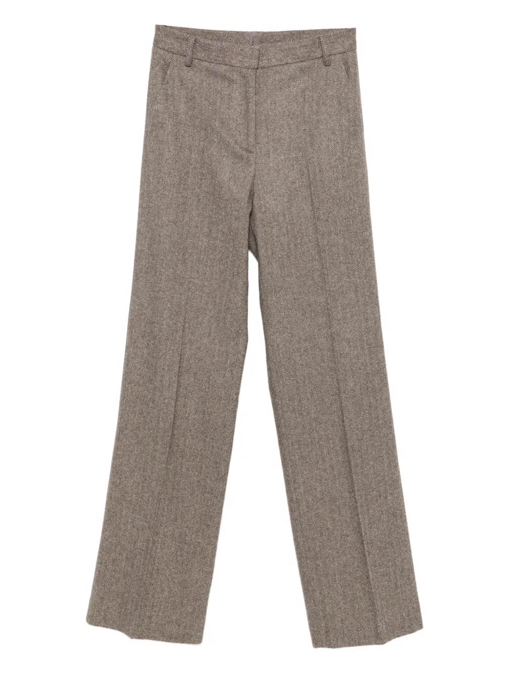 Antonelli herringbone-pattern trousers | Brown | Image 1