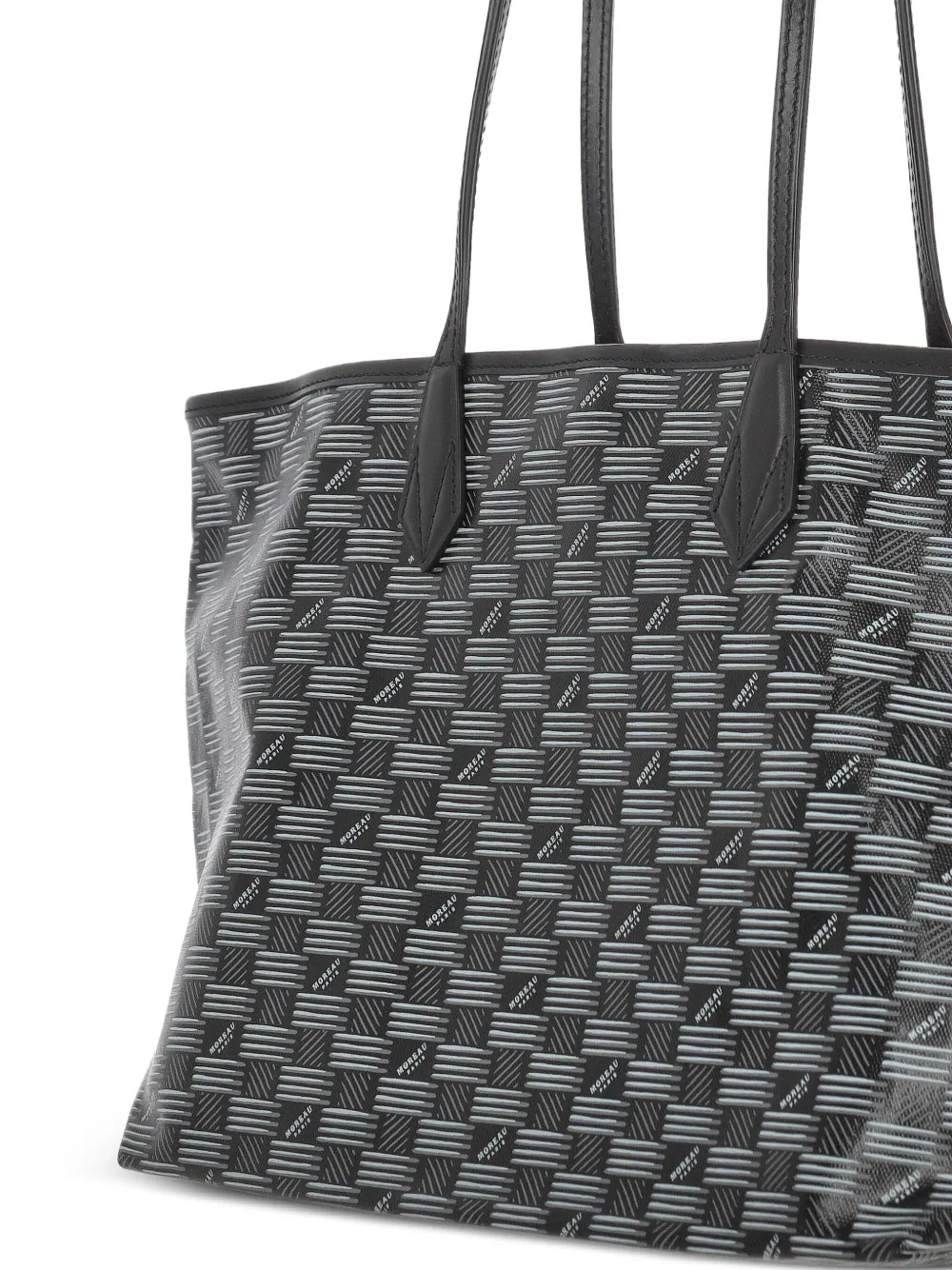 Moreau Shopper met monogram-print Grijs