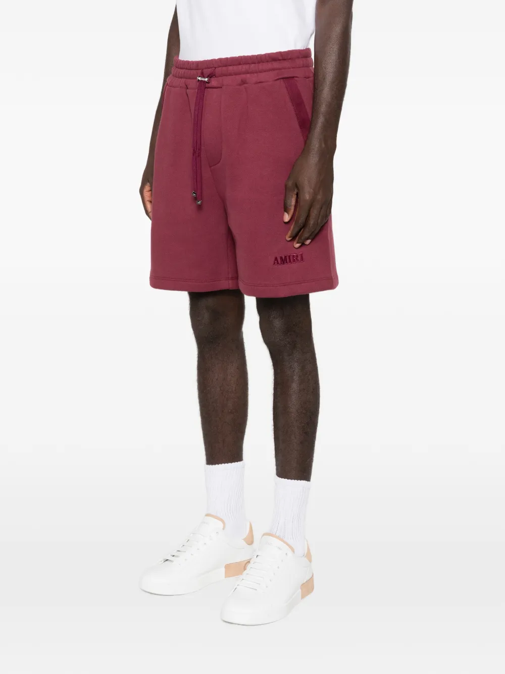 AMIRI Trainingsshorts met geborduurd logo Rood