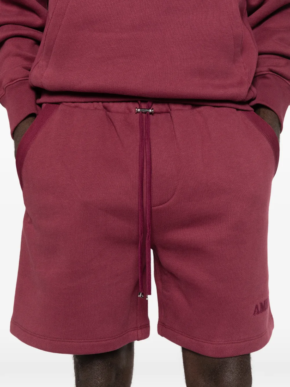 AMIRI Trainingsshorts met geborduurd logo Rood