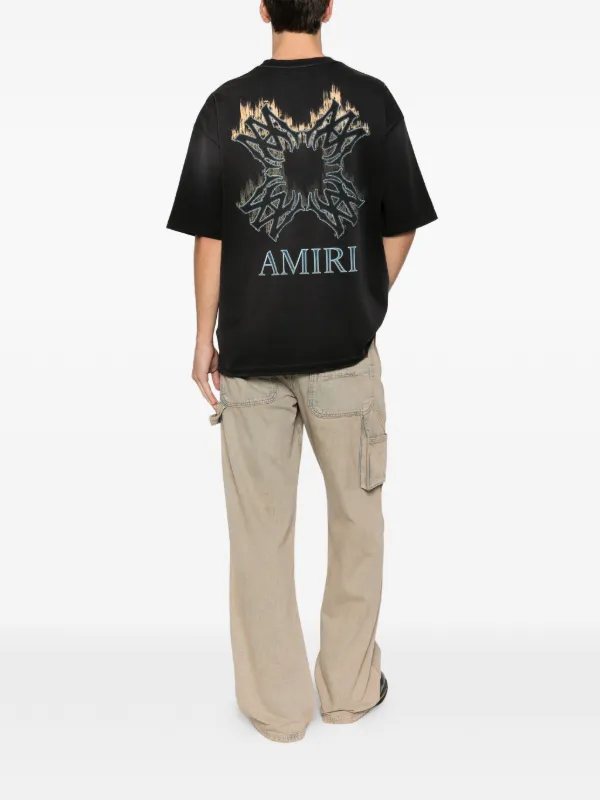 AMIRI Ma Quad Flames Tシャツ | ブラック | FARFETCH JP