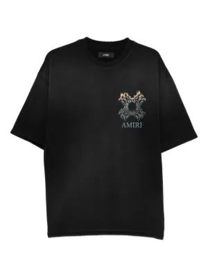 AMIRI graphic-print Cotton T-shirt | Black | FARFETCH
