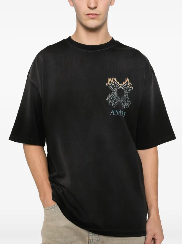 AMIRI Ma Quad Flames Tシャツ | ブラック | FARFETCH JP