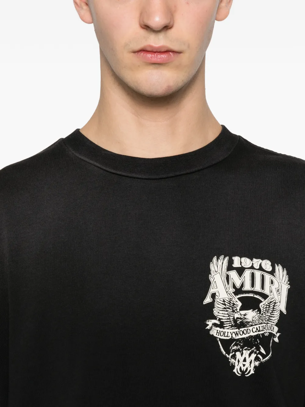 Amiri Oversized Essential Tee In Black
