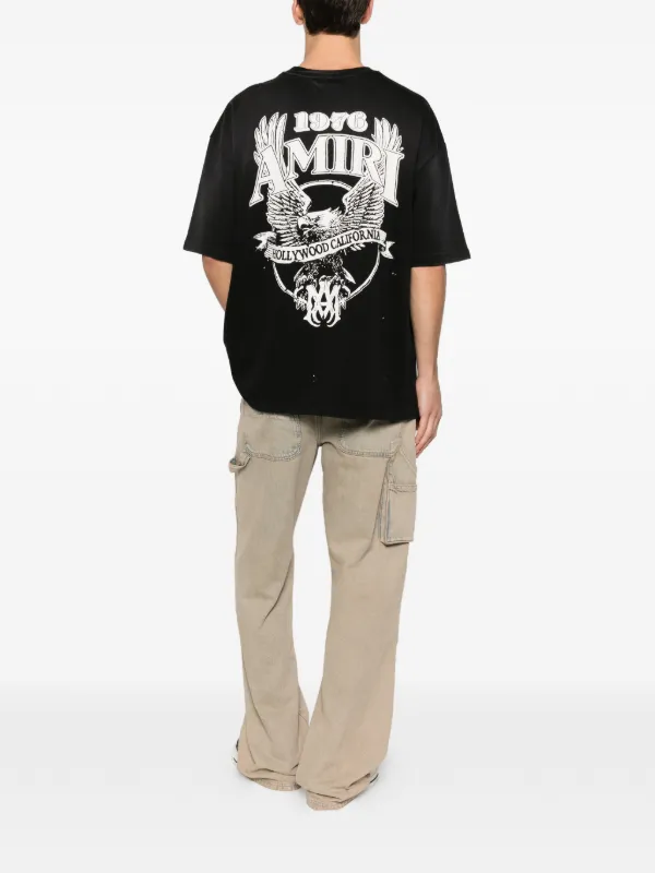 AMIRI Amiri Eagle Oversized T-shirt | Black | FARFETCH