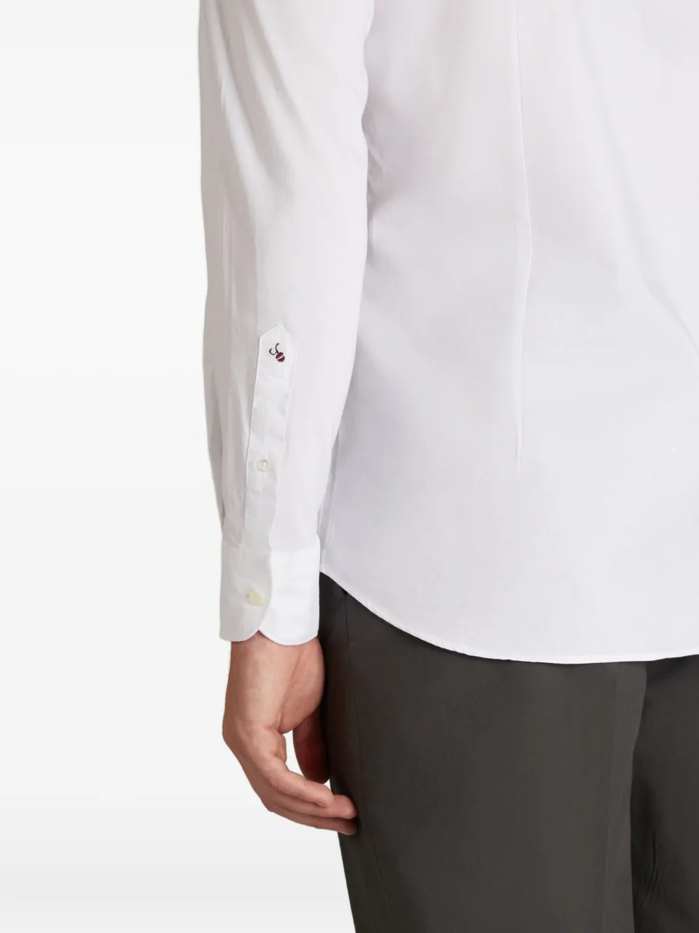Glanshirt Buttoned Shirt In White