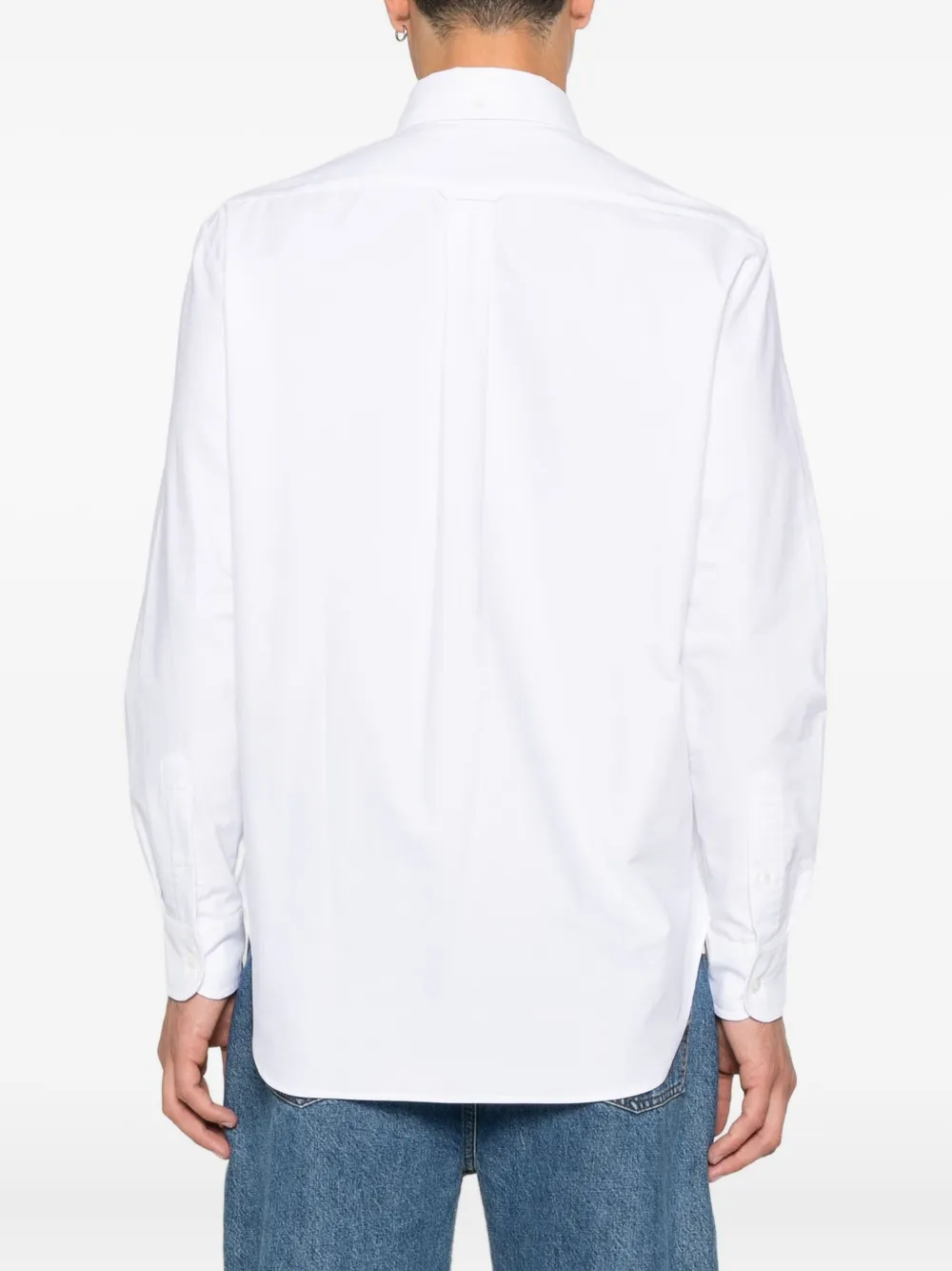 Maison Kitsuné Katoenen overhemd Wit