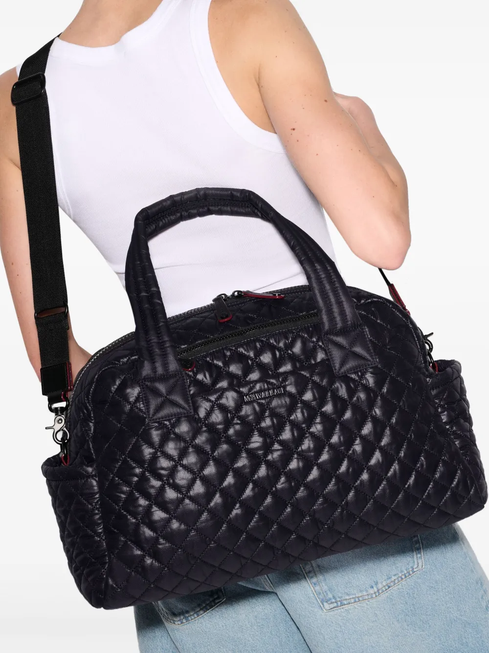 Mz Wallace valise Jimmy Deluxe à design matelassé | Image 2