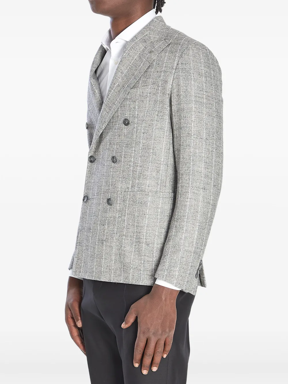 Tagliatore Montecarlo pinstripe double-breasted jacket | Blazers | Image 2