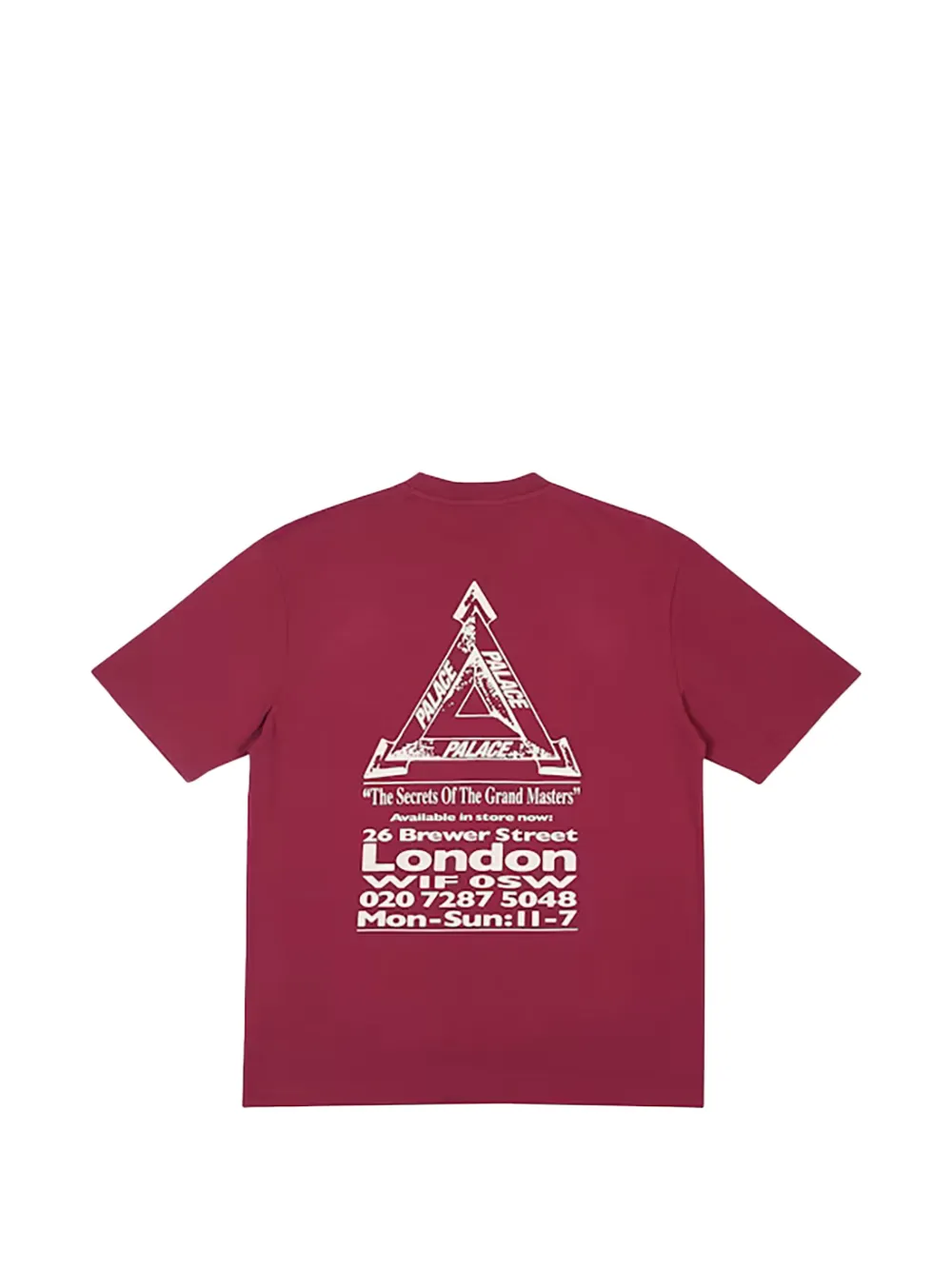Palace Grand Master T-shirt In Red