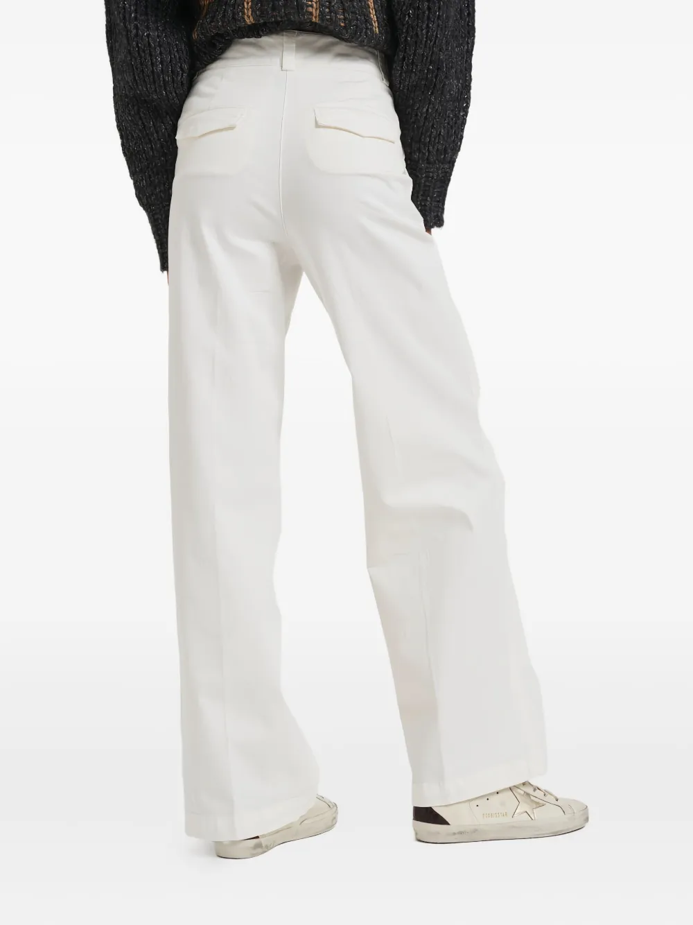 Peserico Pleated Trousers In White