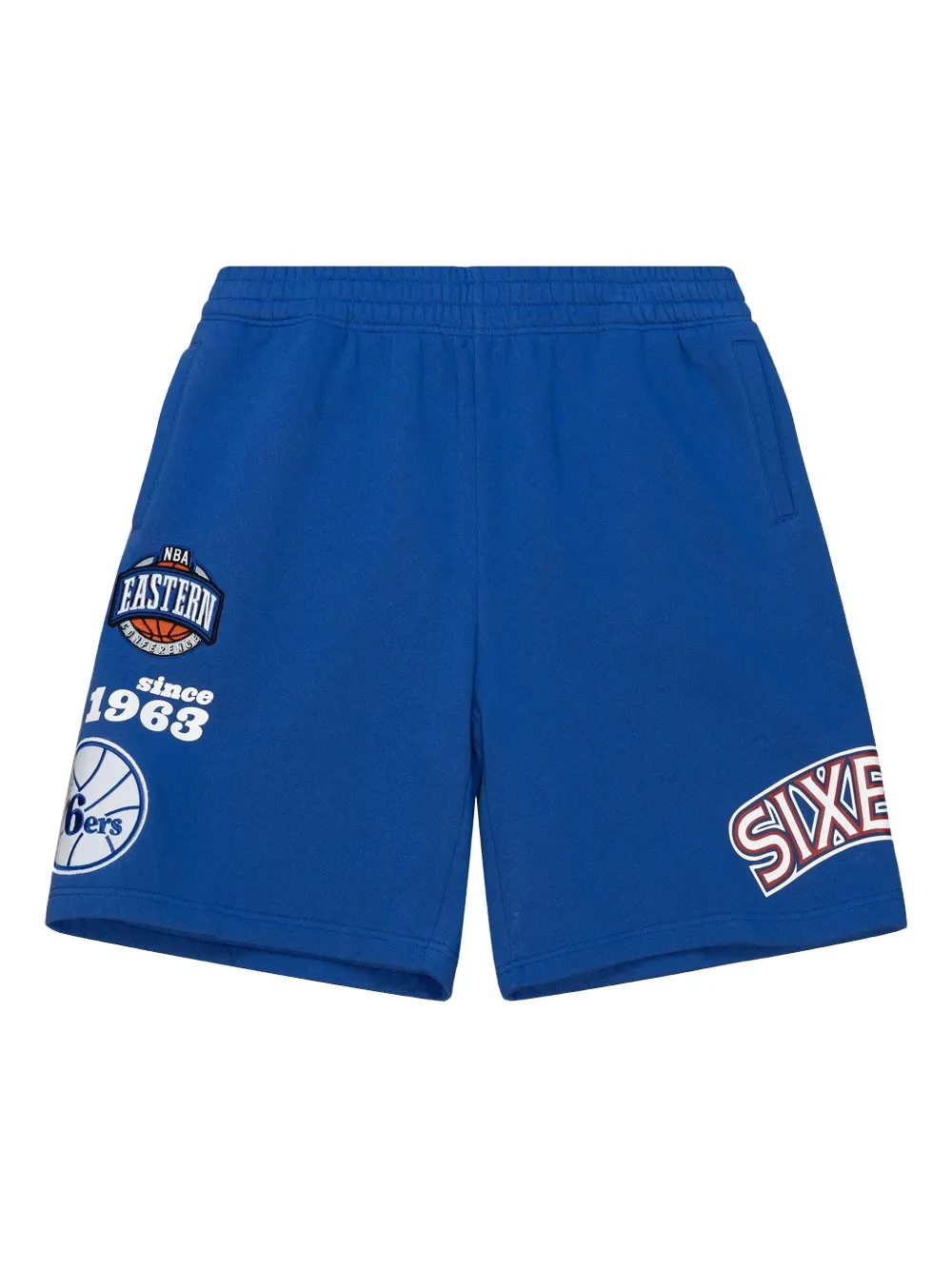 Mitchell & Ness Shorts Philadelphia 76ers Royal Team Origins - Blu