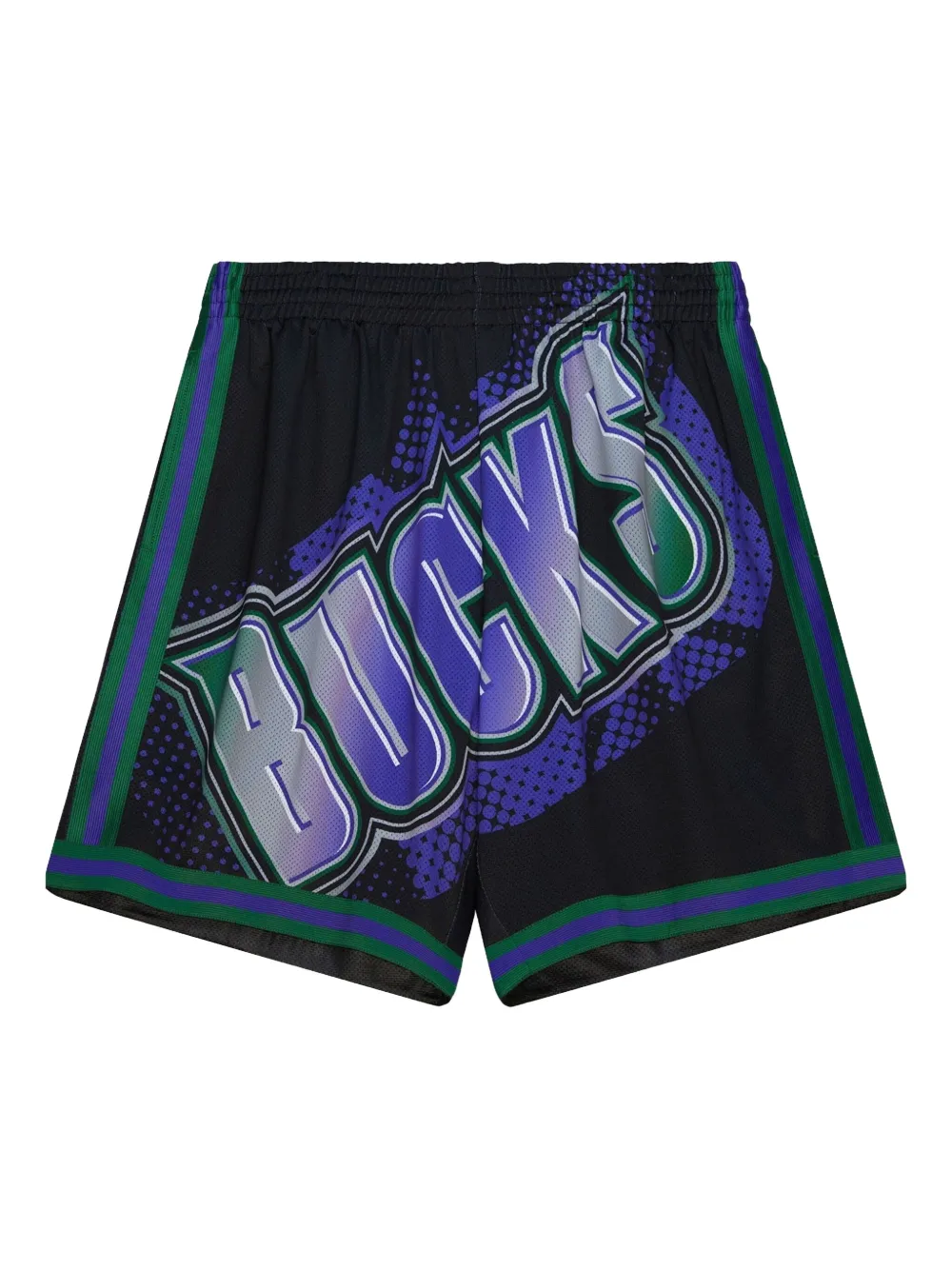 Mitchell & Ness Shorts Milwaukee Bucks Big Face - Nero