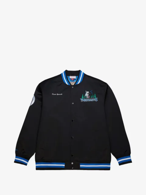 Mitchell & Ness x NBA Minnesota Timberwolves Kevin Garnett bomber jacket