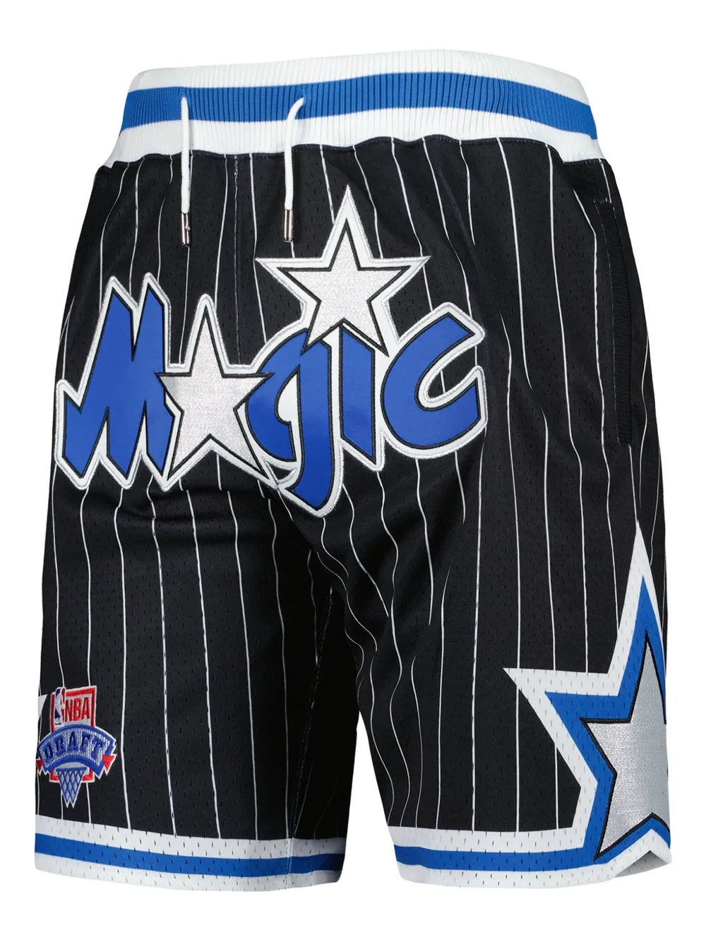 Mitchell & Ness Shorts a righe - Nero