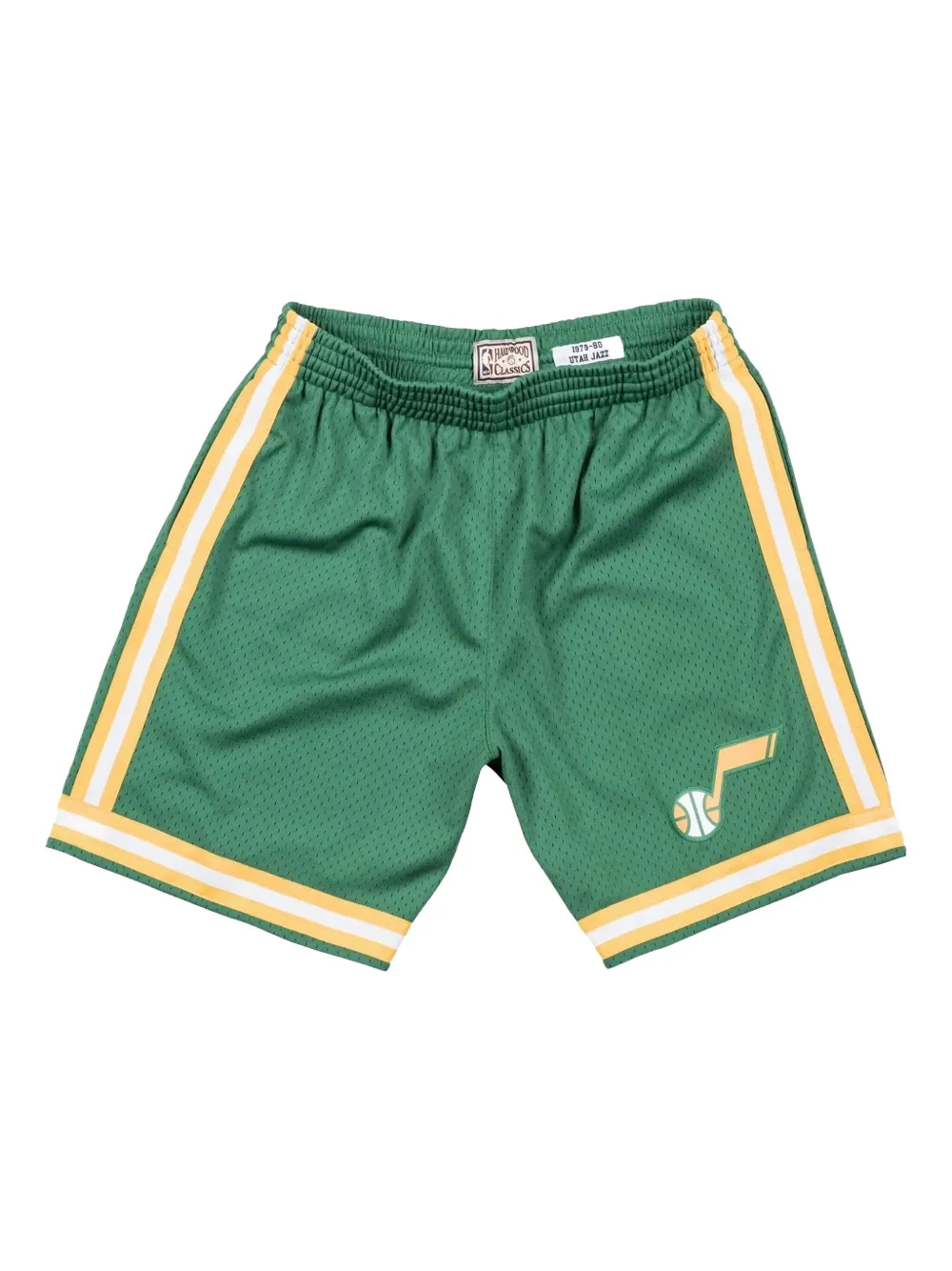 Mitchell & Ness Shorts Utah Jazz 1979-80 a righe - Verde