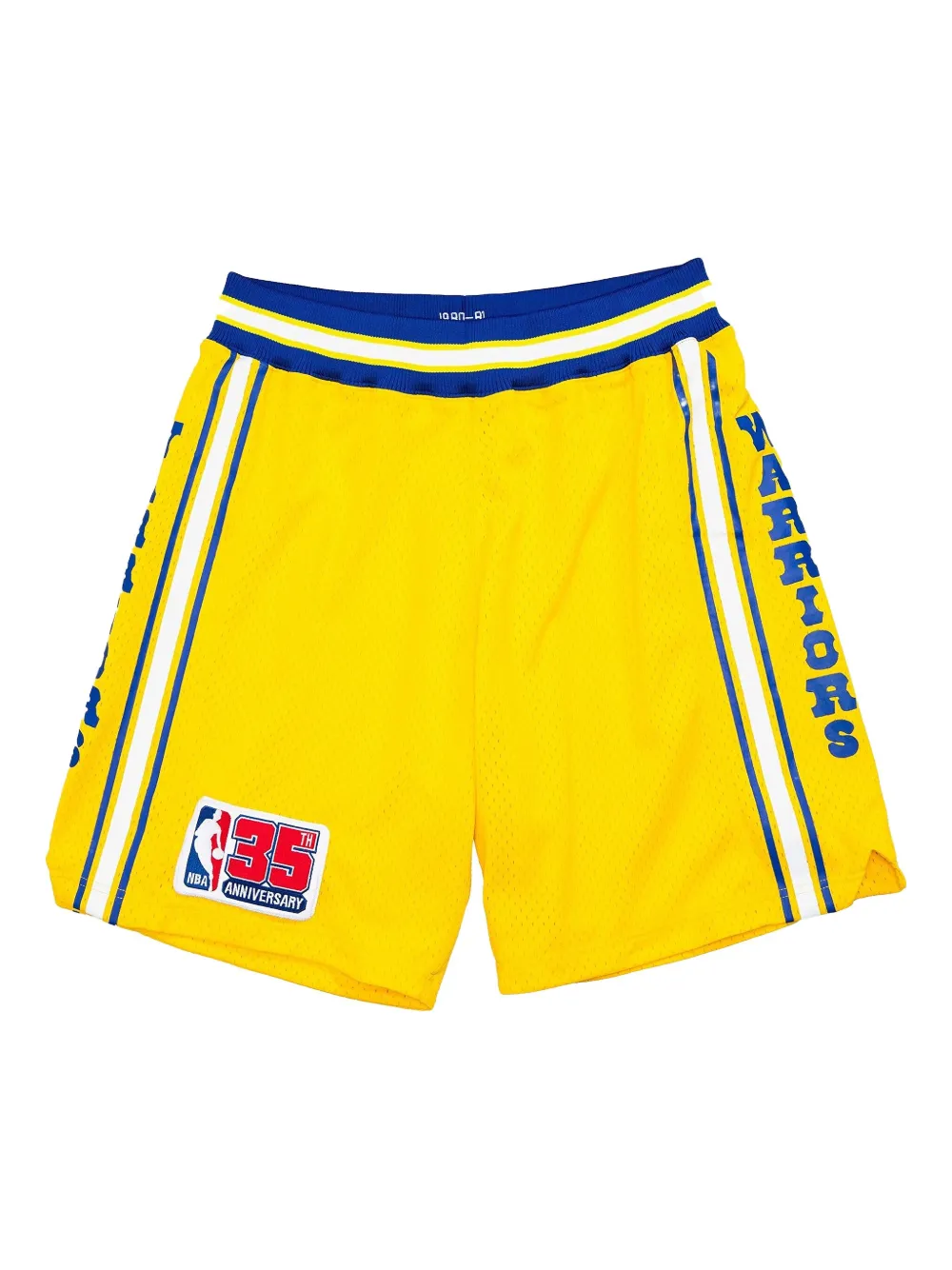 Mitchell & Ness Golden State Warriors 1980-81 Authentic shorts | Yellow | Image 1