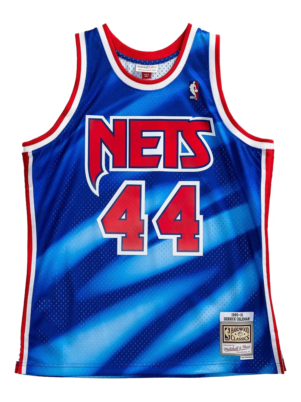 Mitchell & Ness x NBA Top Derrick Coleman New Jersey Nets 1990-91 swingman - Blu