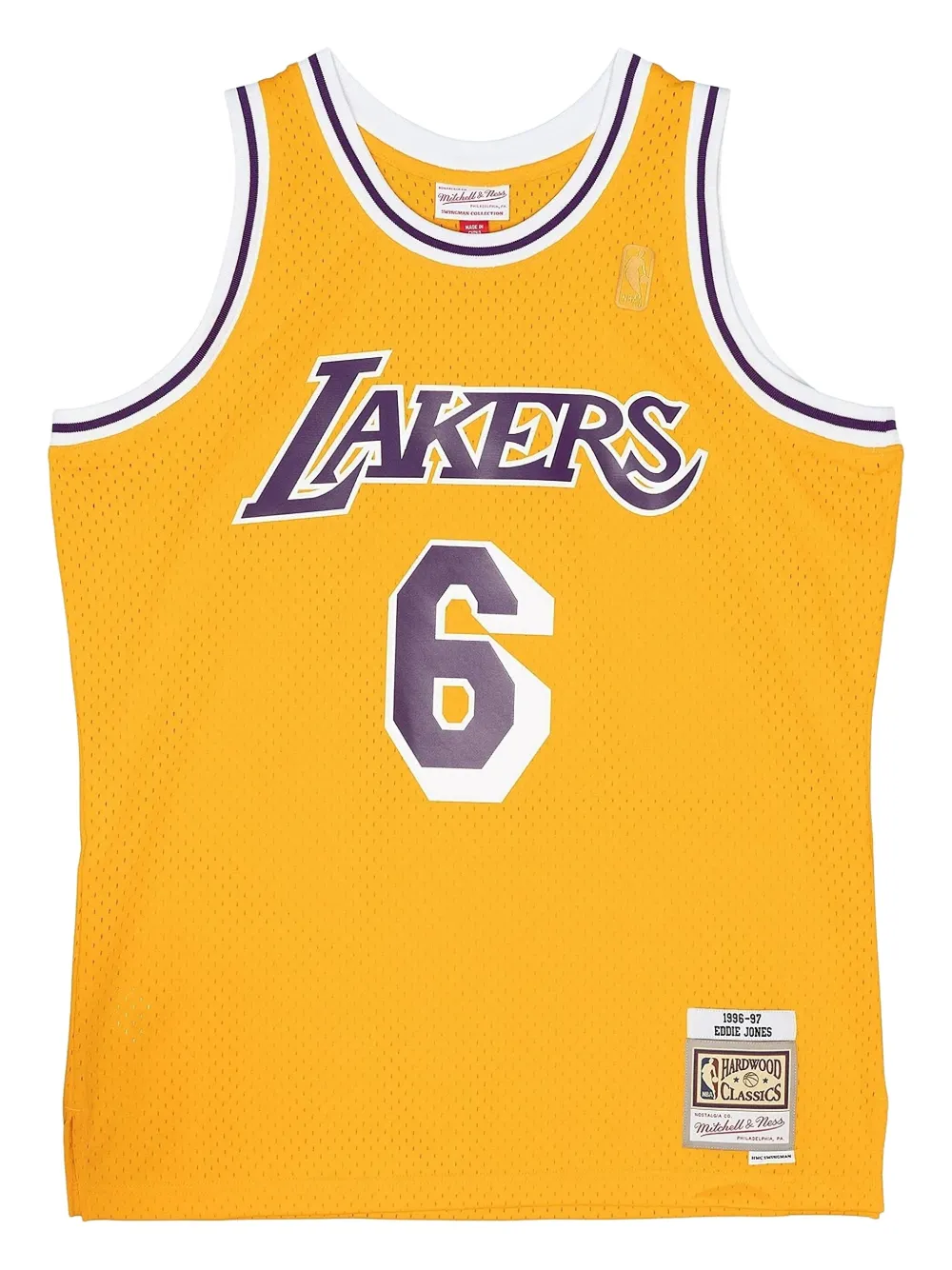Mitchell & Ness maillot NBA Lakers 1996 | jaune | Image 1