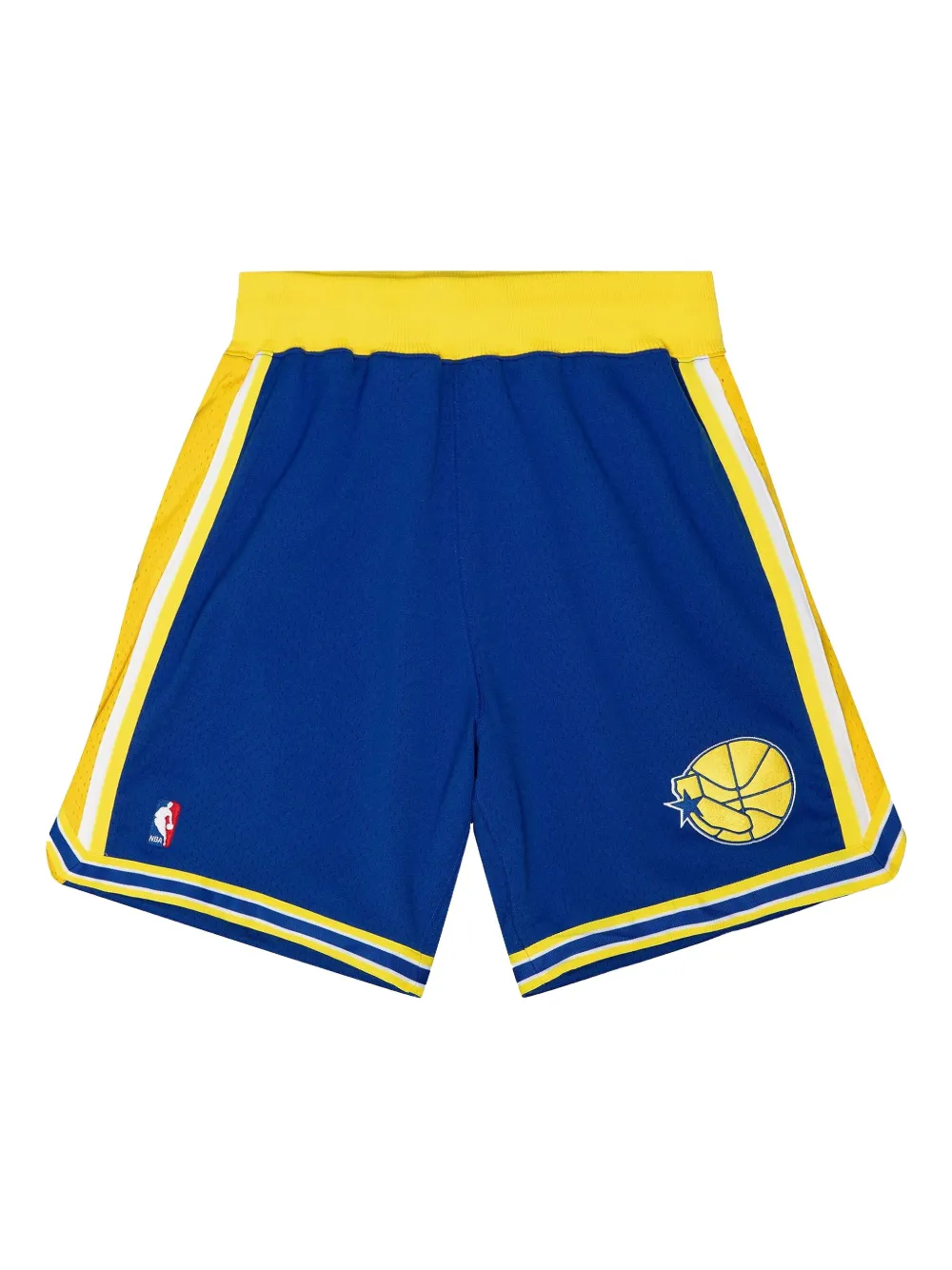 Mitchell & Ness NBA Warriors 1995-96 Basketballshorts - Blau