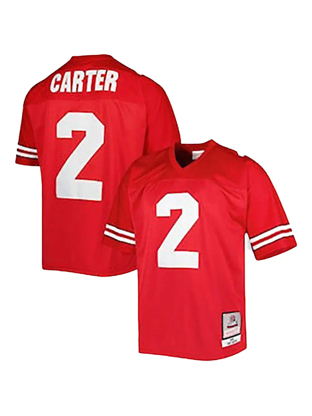Mitchell & Ness T-shirt Ohio State Cris Carter #2 - Rosso