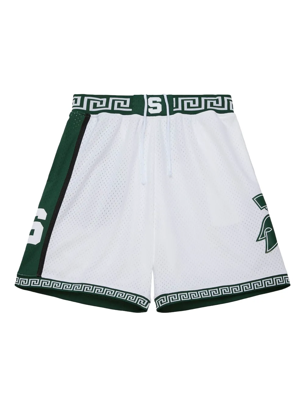 Mitchell & Ness Shorts NCAA Mich State 1999 - Bianco