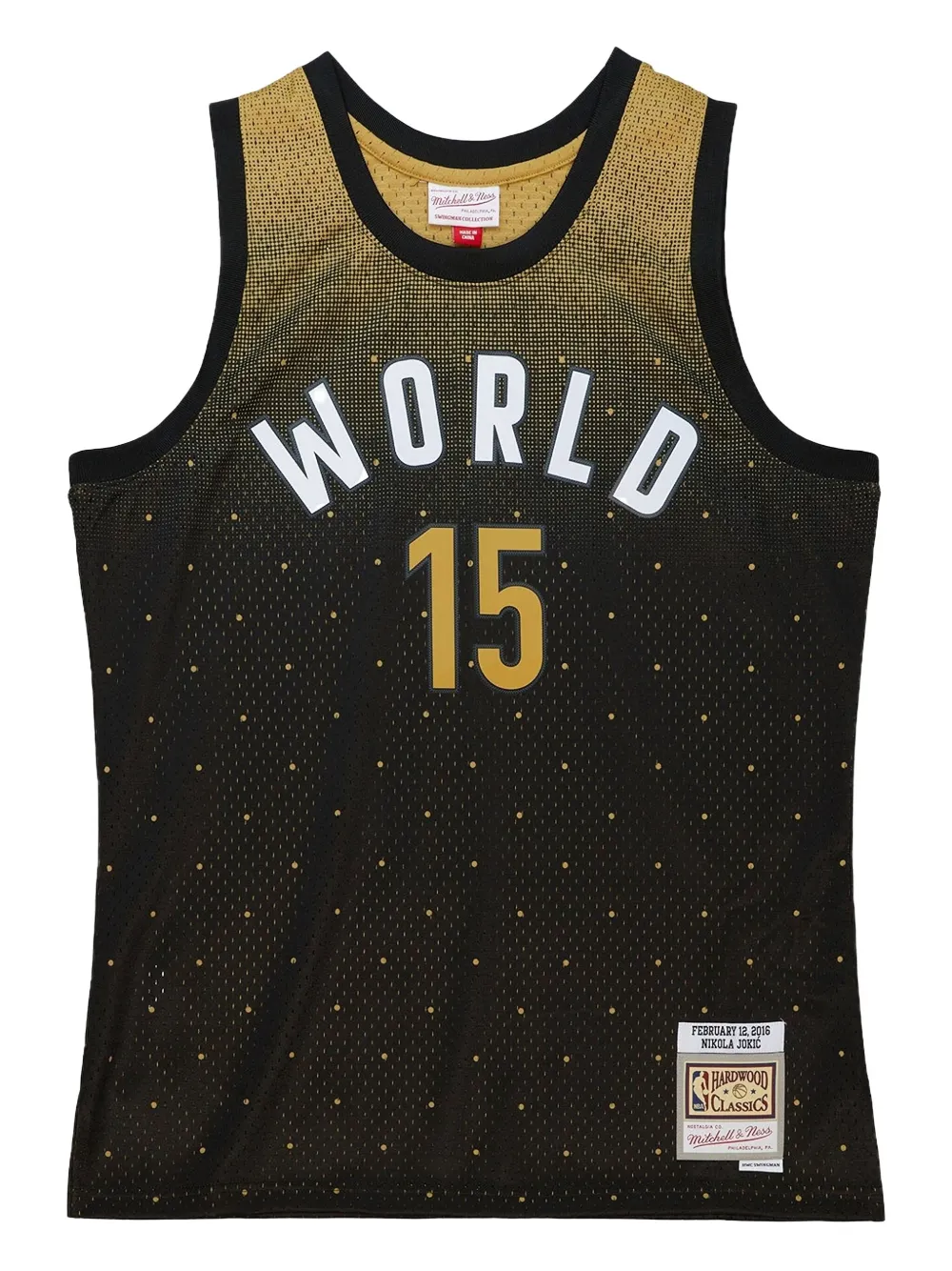 Mitchell & Ness T-shirt Nikola Jokić 2016 NBA Rising Stars Game - Nero