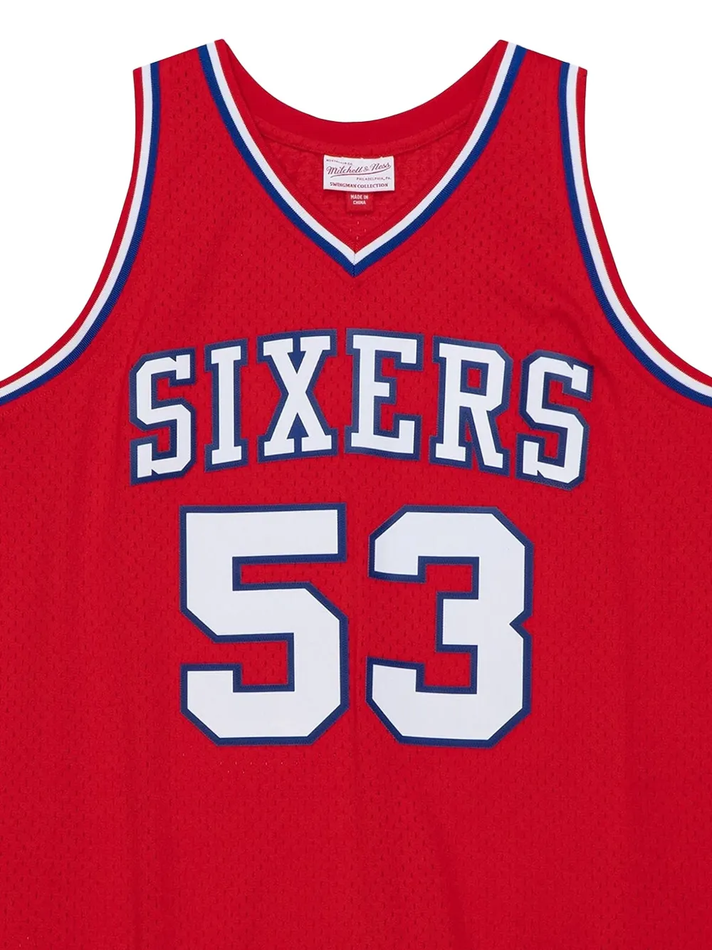 Mitchell & Ness NBA 76ers 1979 Darryl Dawkins sweater - Rood