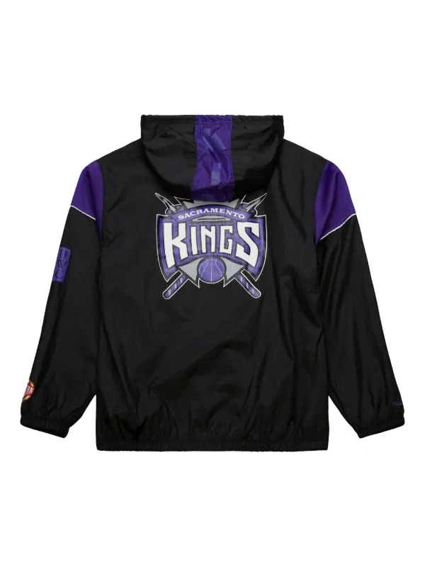 Mitchell & Ness x NBA Sacramento Kings Windbreaker | Black | FARFETCH