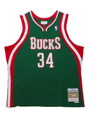 Mitchell & Ness Bucks 2013 Giannis Antetokounmpo Jersey | White