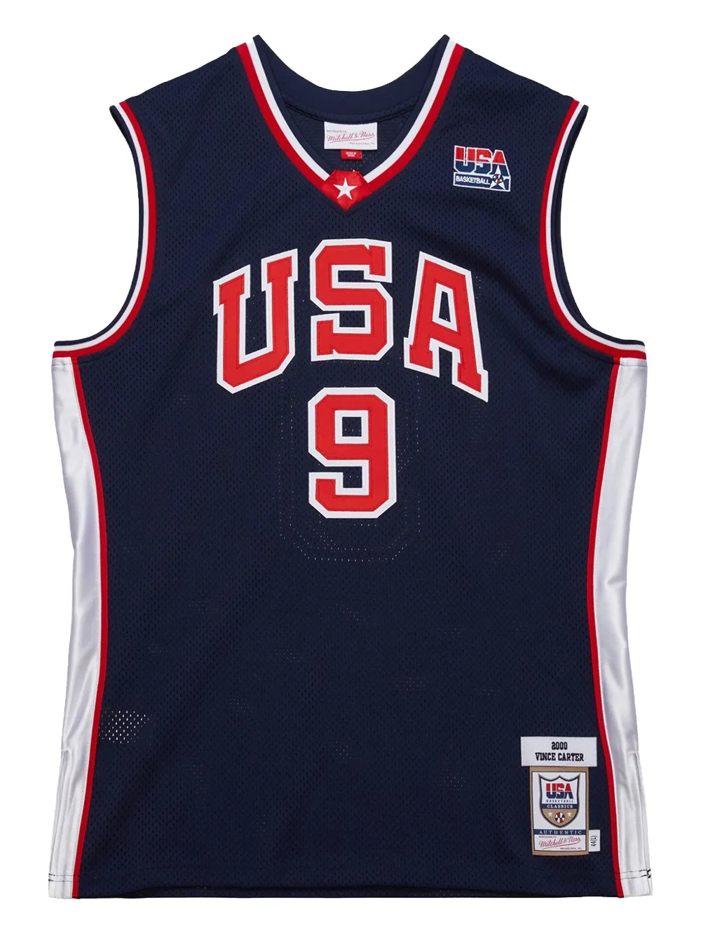 Mitchell & Ness T-shirt NBA USA 2000 Vince Carter - Blu