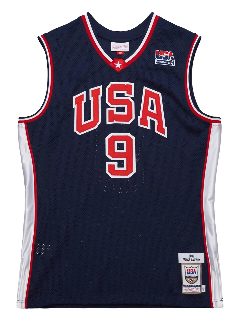 Mitchell & Ness T-shirt NBA USA 2000 Vince Carter - Blu