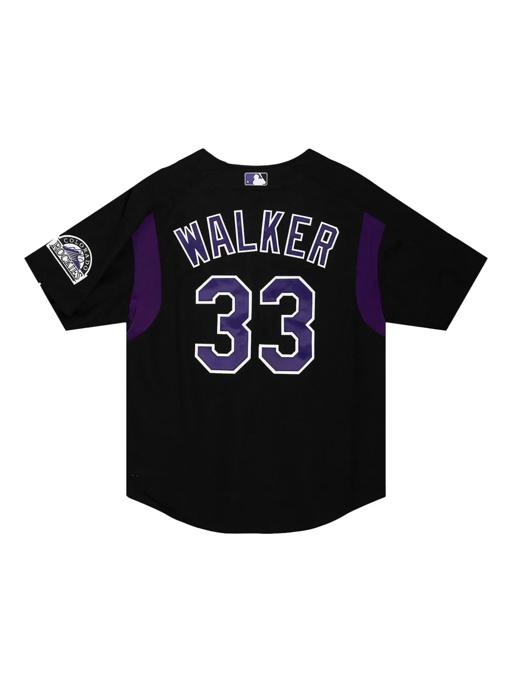 Mitchell & Ness MLB Rockies 2003 Larry Walker overhemd - Zwart