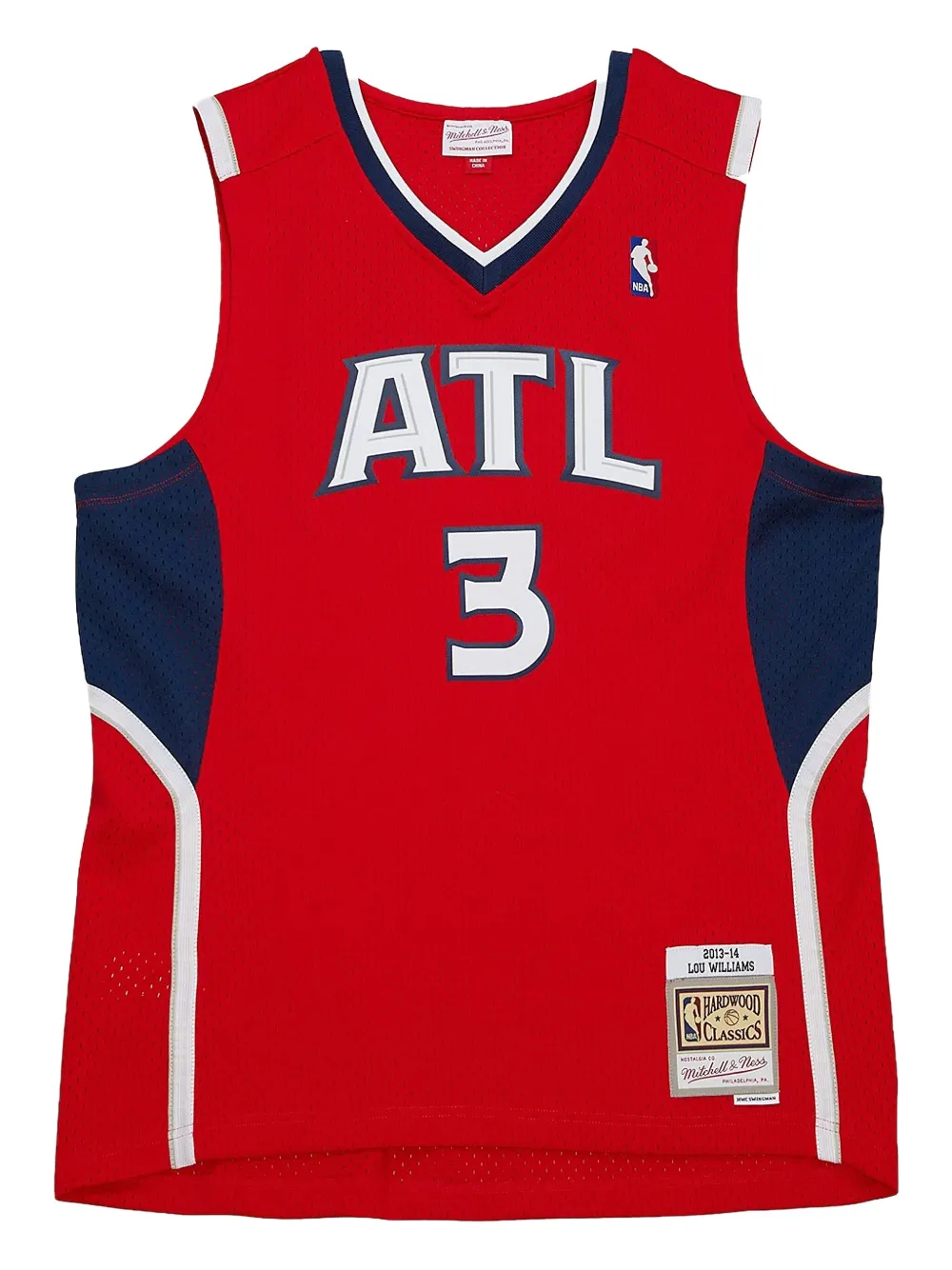 Mitchell & Ness Lou Williams Atlanta Hawks 2013-14 jersey | Red | Image 1