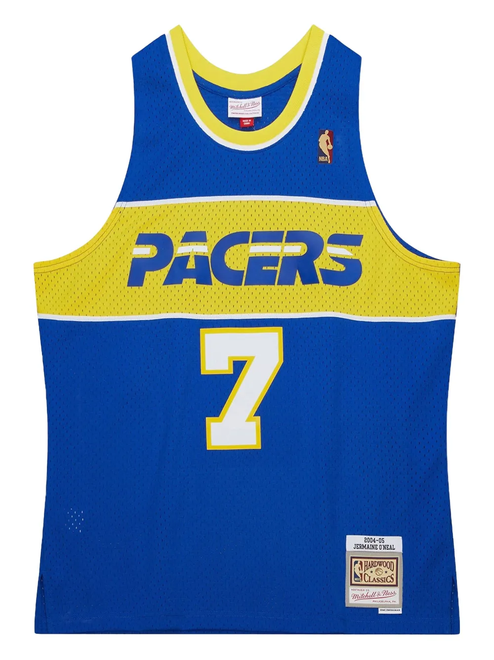 Mitchell & Ness maillot Jermaine O'Neal Indiana Pacers 2004-05 | bleu | Image 1