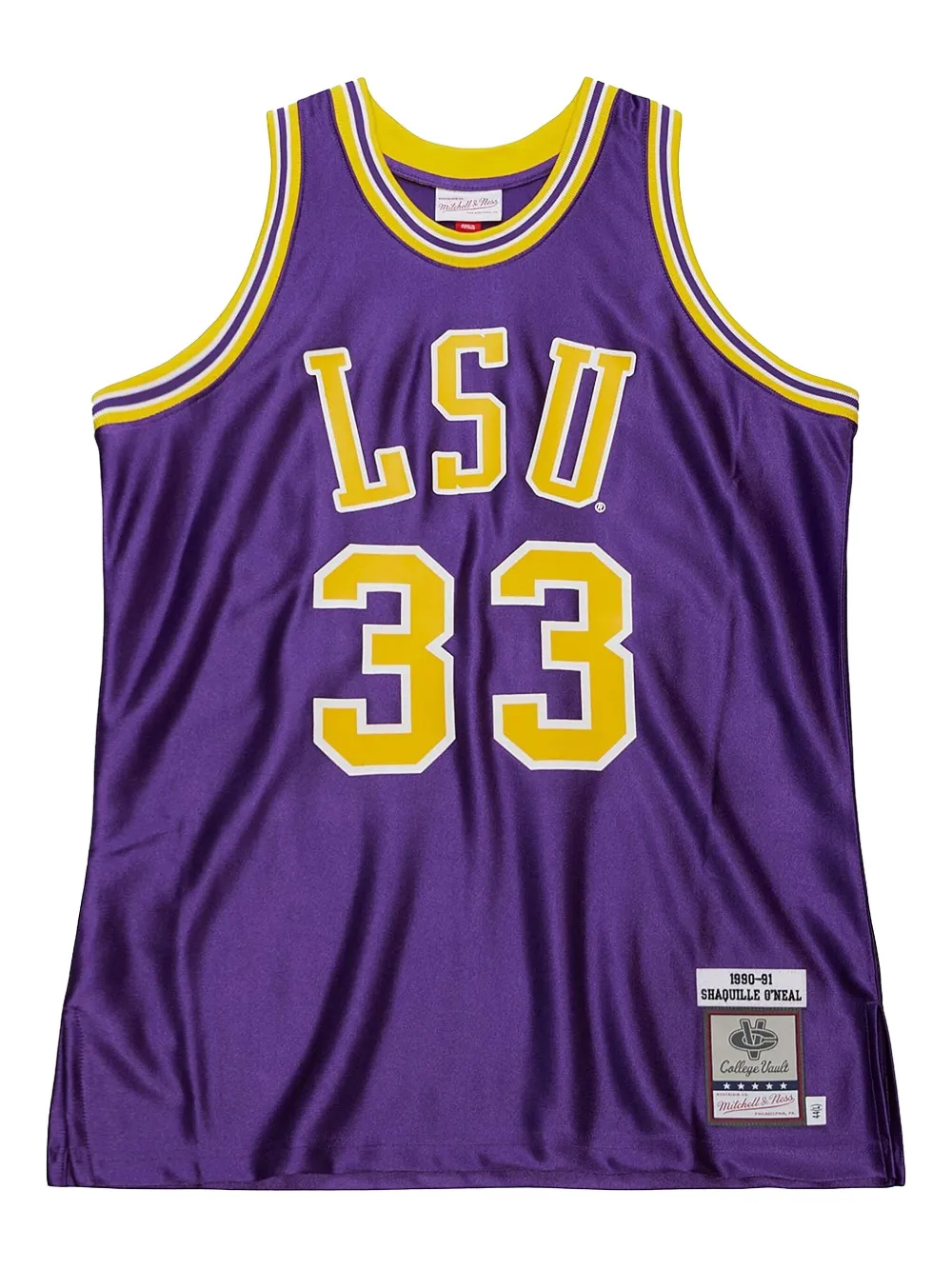 Mitchell & Ness Canotta NCAA LSU 1990 Shaquille O'Neal - Viola