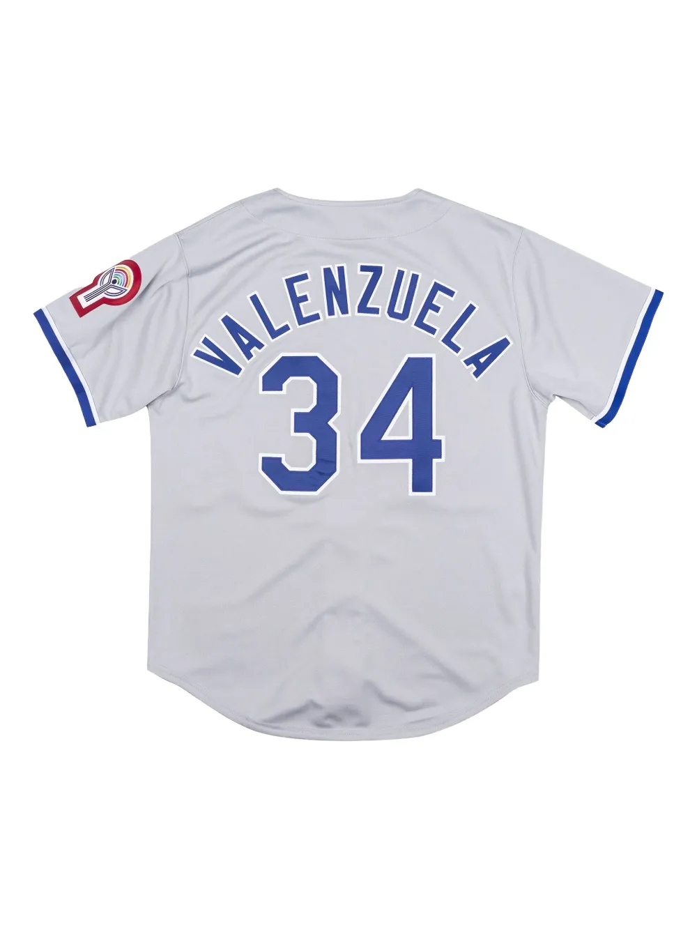 Mitchell & Ness MLB Dodgers 1981 Fernando Valenzuela overhemd - Grijs