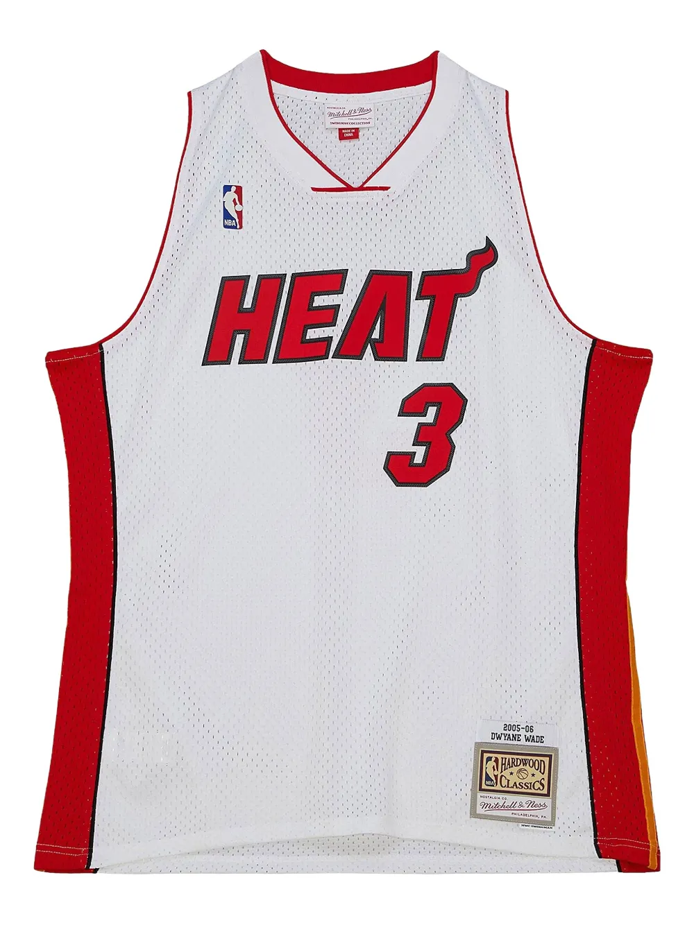Mitchell & Ness x NBA Dwyane Wade Miami maillot Heat jersey 2005-06 | blanc | Image 1