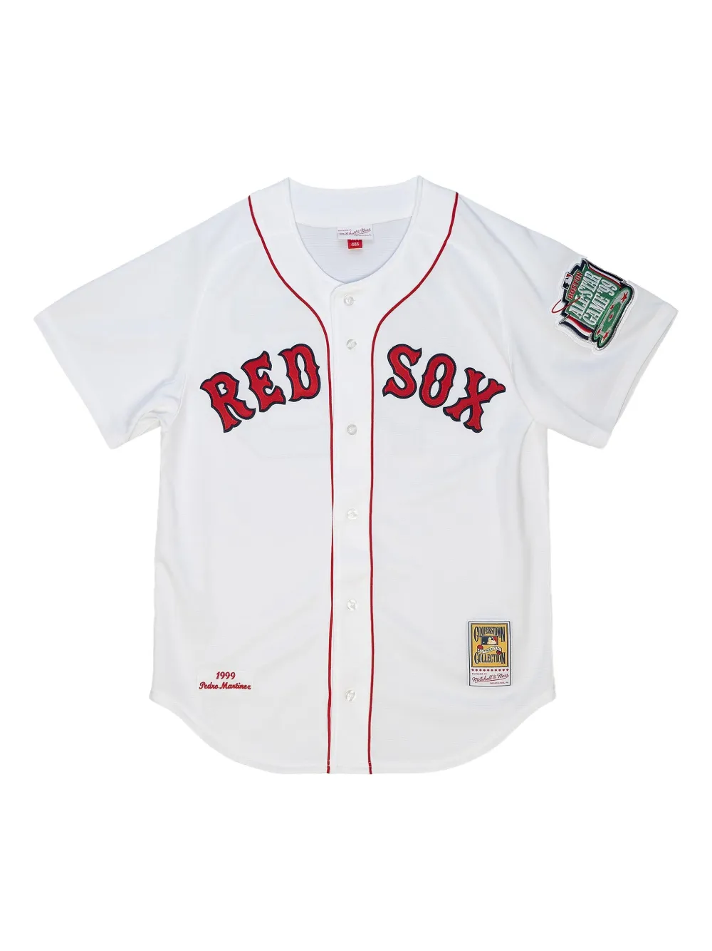 Mitchell & Ness MLB Red Sox 1999 Pedro Martinez T-shirt | White | Image 1