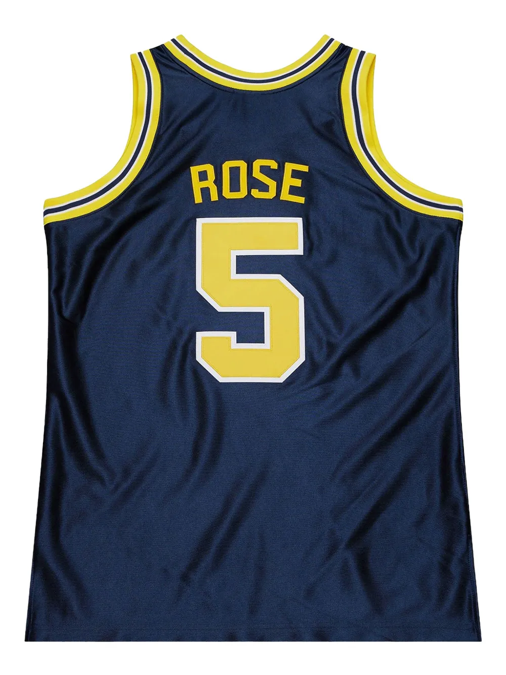 Mitchell & Ness NCAA Michigan 1991 Jalen Rose tanktop - Blauw