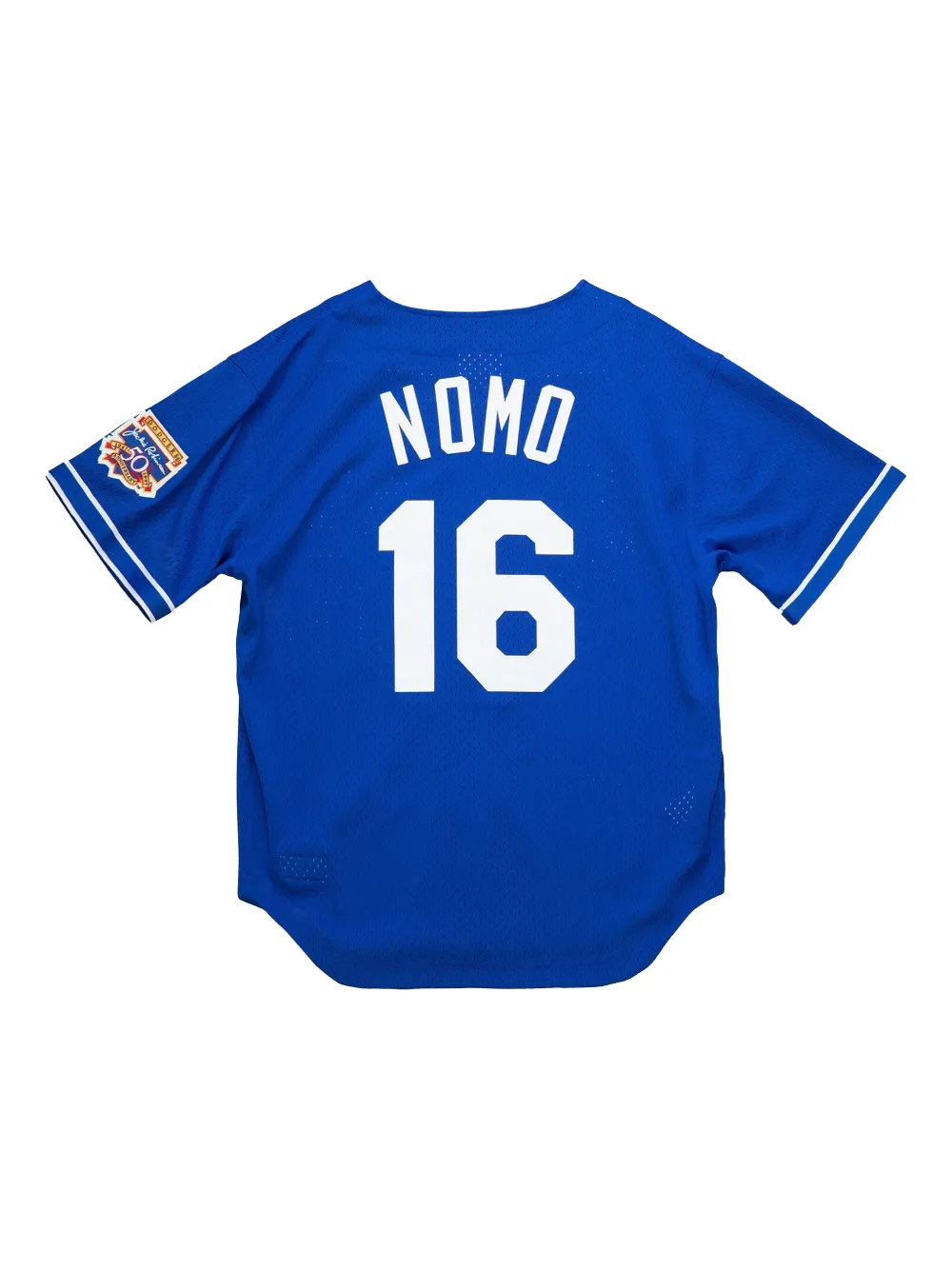 Mitchell & Ness MLB Dodgers 1997 Hideo Nomo overhemd - Blauw
