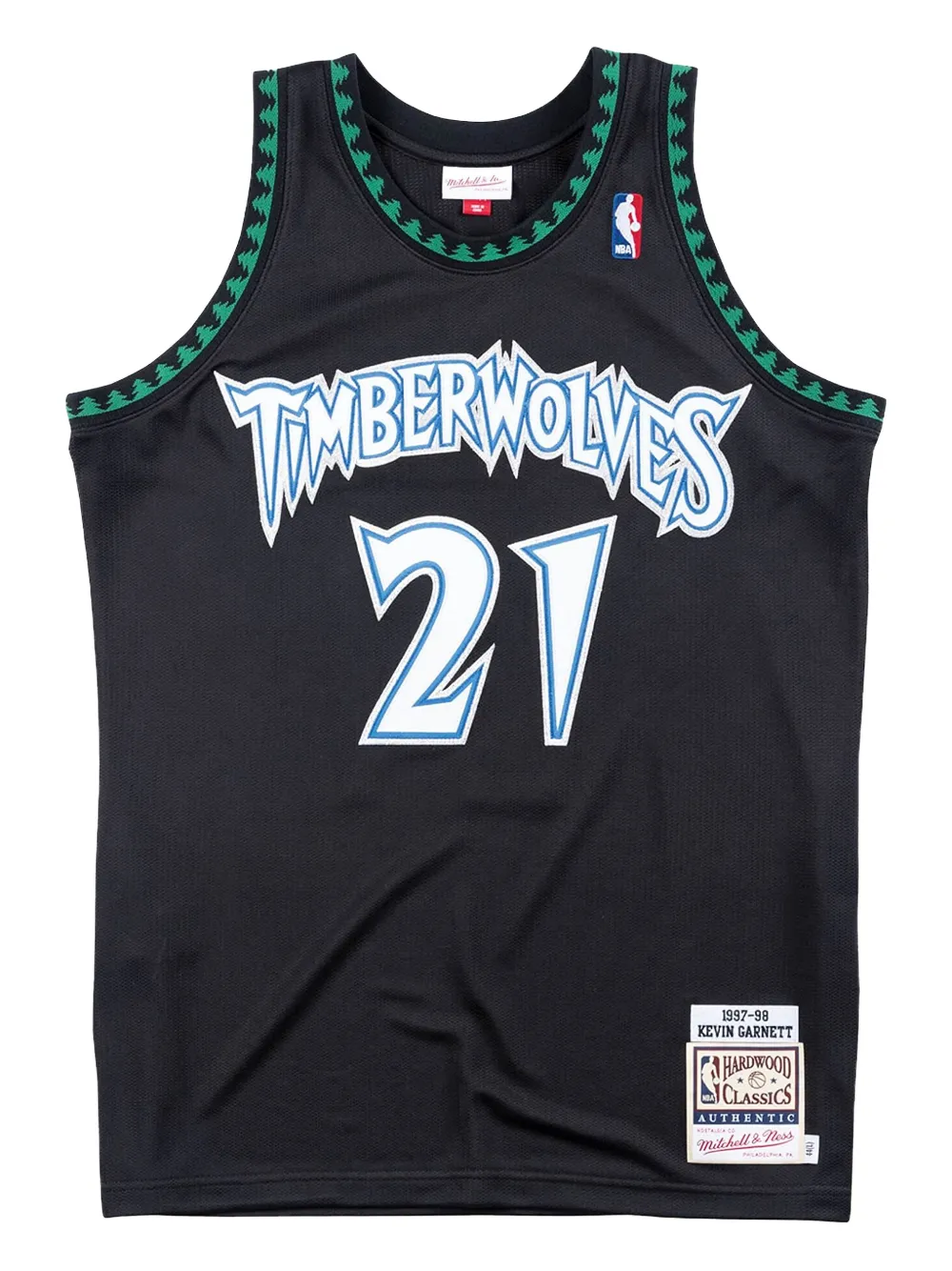 Mitchell & Ness Canotta NBA Timberwolves 97 Kevin Garnett - Nero