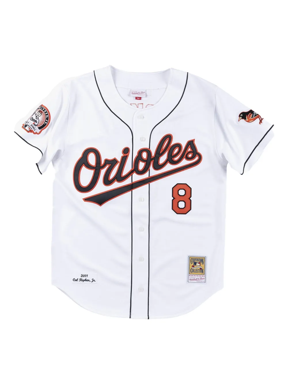 Mitchell & Ness MLB Orioles 2001 Cal Ripken shirt | White | Image 1