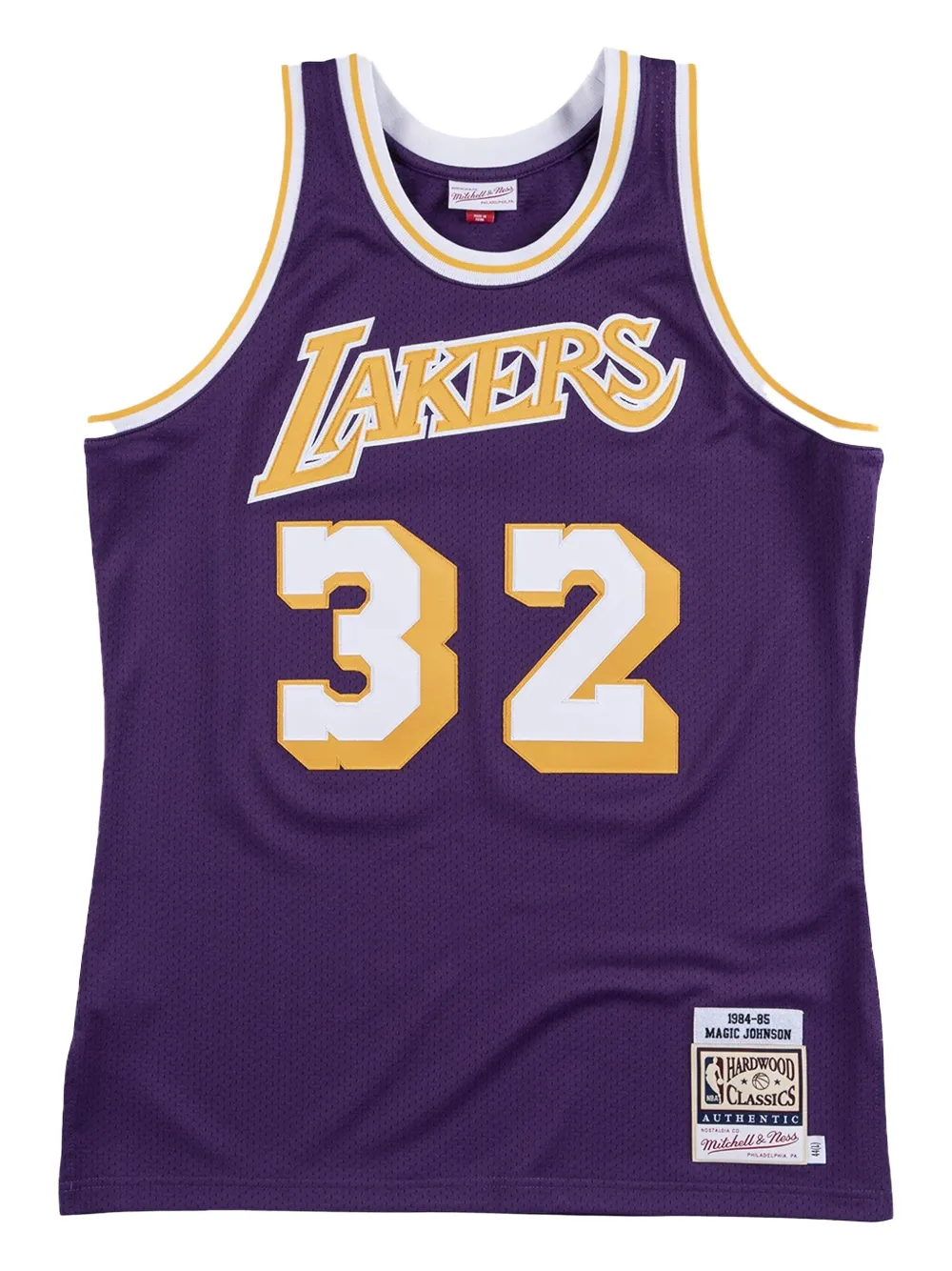 Mitchell & Ness Canotta Magic Johnson L.A Lakers 1984 - Viola