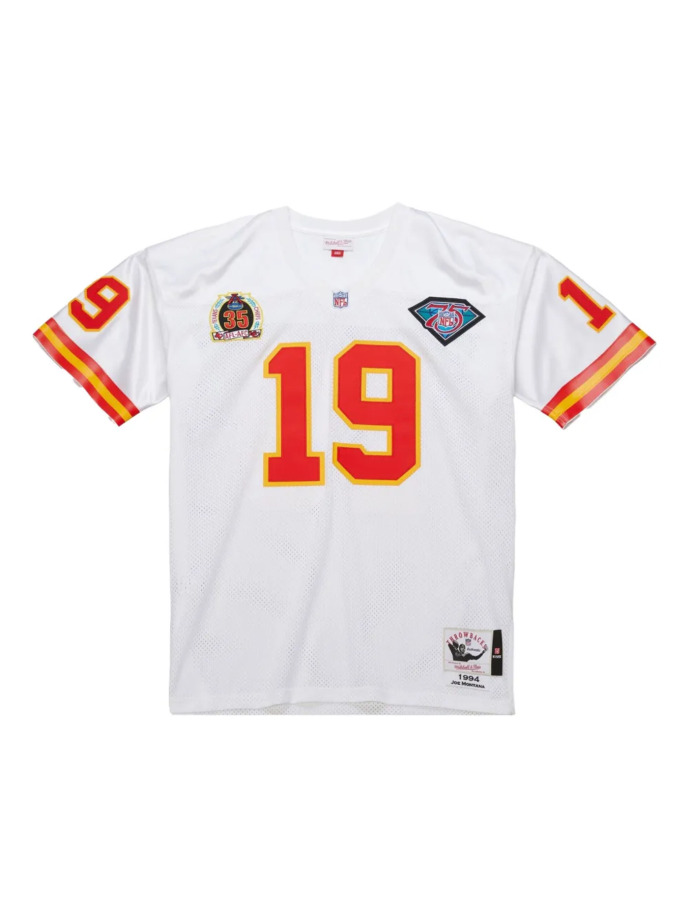 Mitchell & Ness x NFL T-shirt Kansas City Chiefs 1994 Joe Montana - Bianco