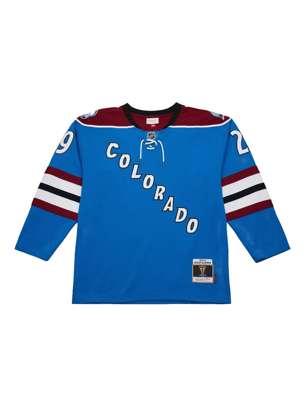 Mitchell & Ness x NHL T-shirt Colorado Avalanche 2013-14 Nathan MacKinnon - Blu