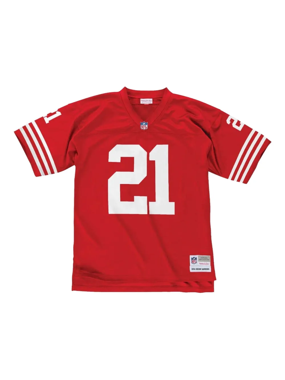 Mitchell & Ness T-shirt NFL San Francisco 49ers 94 Deion Sanders - Rosso